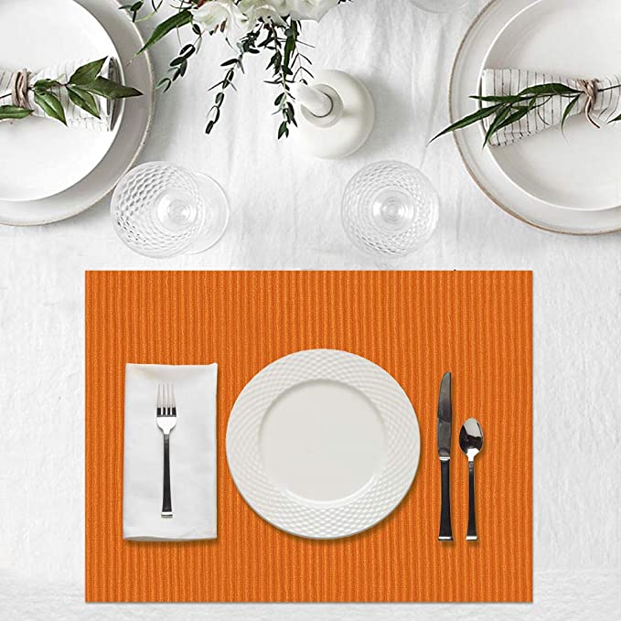Ribbed 100% Cotton Placemats
